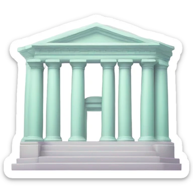 LoFi hip hop color themed bank emoji sticker