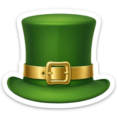 leprechaun hat sticker