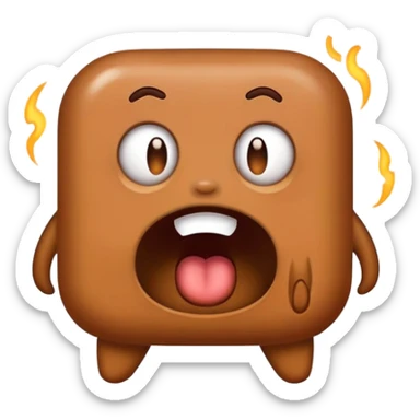 gassy butt making crazy noises sticker