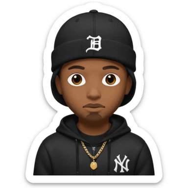 rapper khăn trùm mặt (che miệng) full đen có mũ len hãng MLB
 sticker