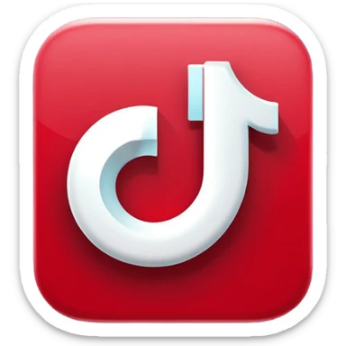 tiktok logo sticker
