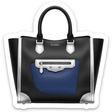 city tote bag from Balenciaga black sticker