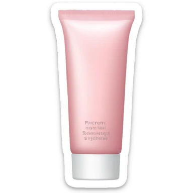 Light pink skin care serum  sticker