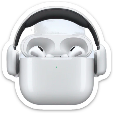 AirPods Max with bows  sticker