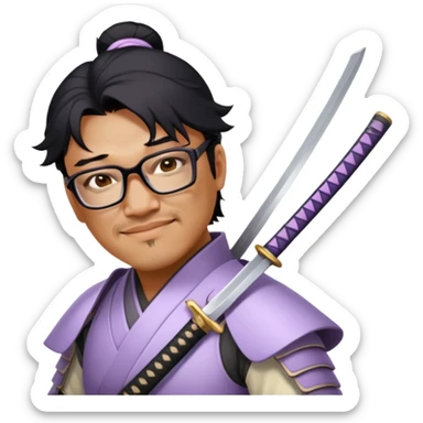 Gentle Samurai sticker