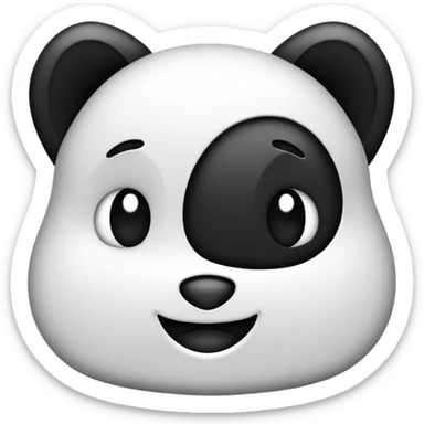 the classic fast forward emoji ⏩  in black and white sticker