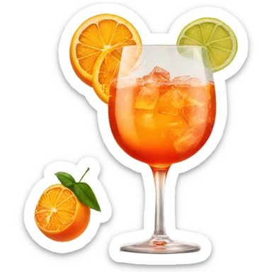 Aperol spritz cocktail sticker
