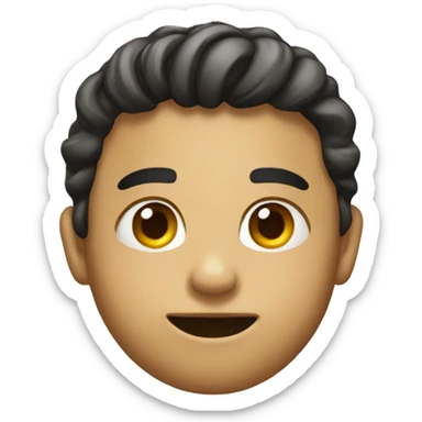 Saluteing emoji sticker