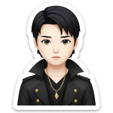 Jinu from K-pop demon hunters  sticker