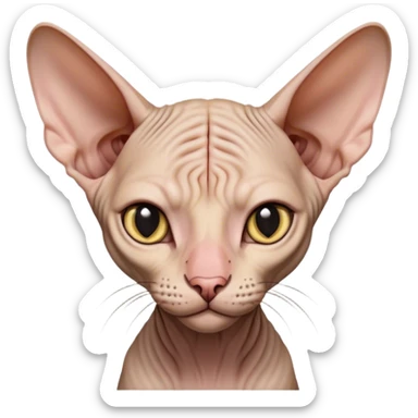 sphynx cat sticker