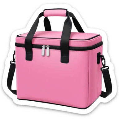 pink cooler bag sticker