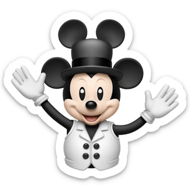 steamboat willie mickey sticker