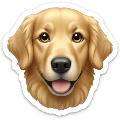 golden retriever sticker