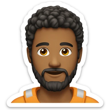 22 year old man with a beard sticker