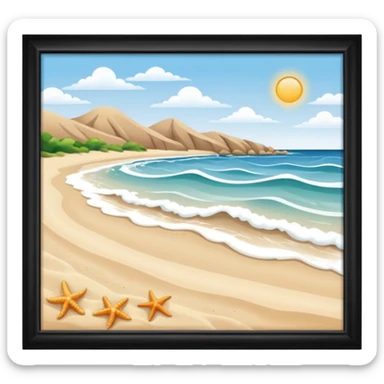 Beach sticker
