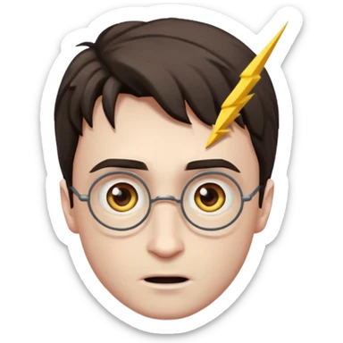 Harry Potter face sticker