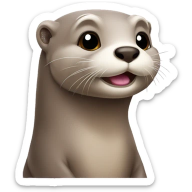 Otter sticker