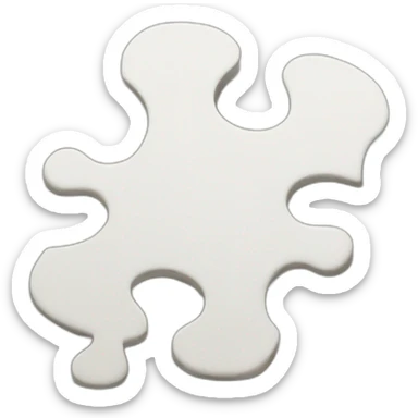 jigsaw puzzle piece sticker