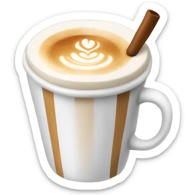 Match latte sticker