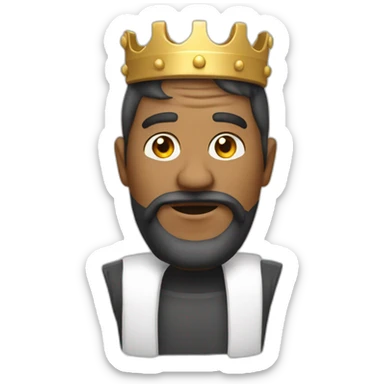 skibidi toilet king man sticker