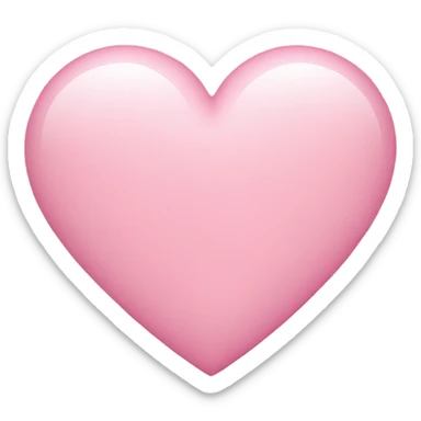 Pink heart sticker