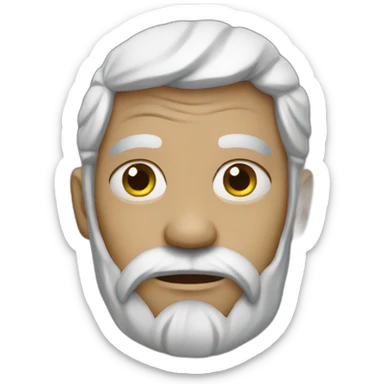 homeless White  sticker