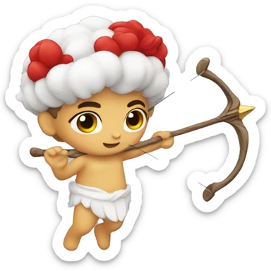 Cupido con flecha sticker