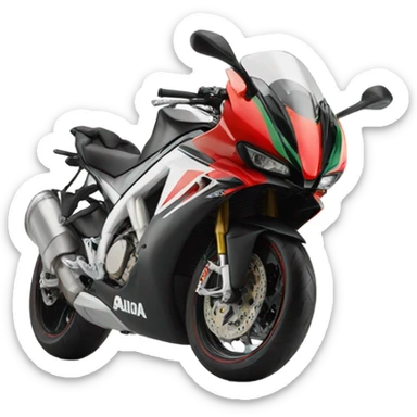 write : Aprilia sticker