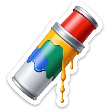 tube of paint sticker