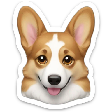 eleve corgi sticker