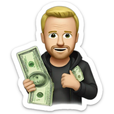 Jessie pinkman with money sticker