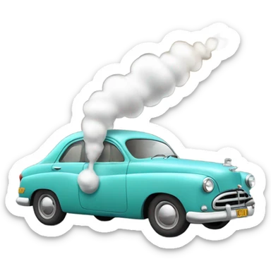 car that farts sticker