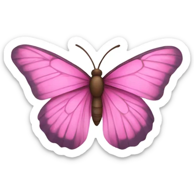 Mariposa rosa  sticker