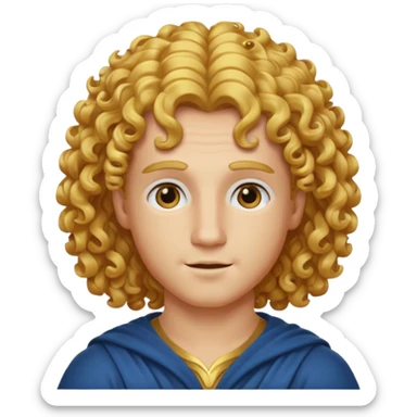 the Greek god Apollo sticker