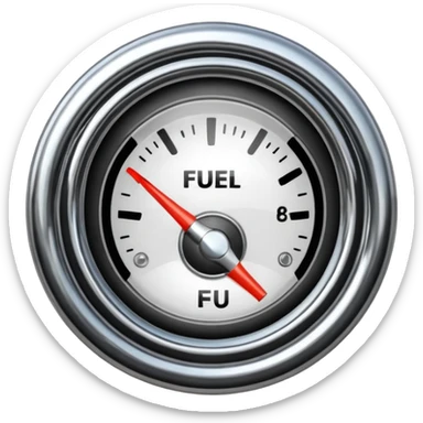 Fuel gage full sticker