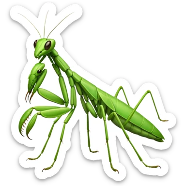 Praying mantis  sticker