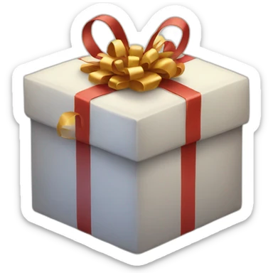 christmas present sticker