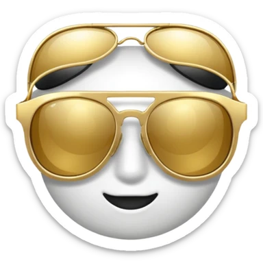 fancy sunglasses sticker