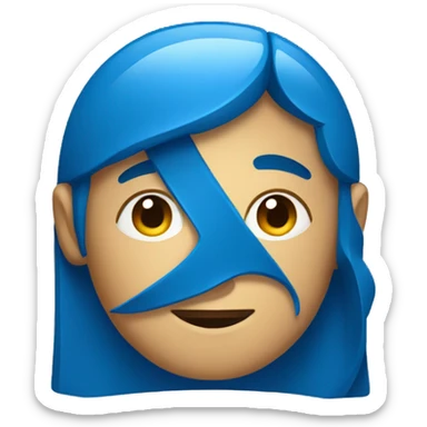 blue netflix logo sticker