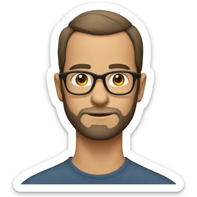 receding-hairline-boy-glasses-beard sticker