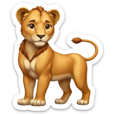 Lioness sticker