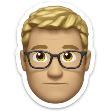 Daniel Jackson from Stargate reading a book sticker