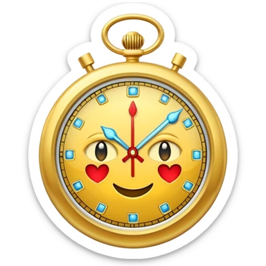 reloj con dolares sticker