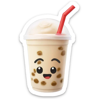 milk tea boba sticker