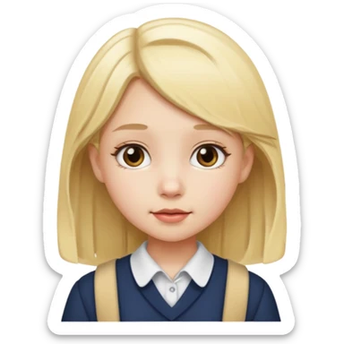 Petite souris écolière sticker