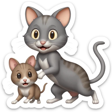 Tom and Jerry sticker