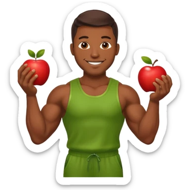 mister energy is a chain store selling healthy food.
create a mascot for this. sticker