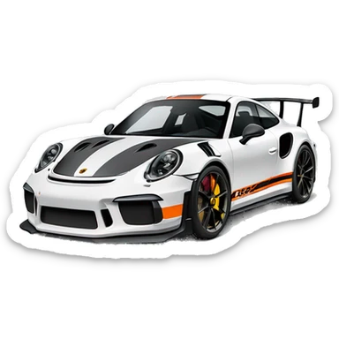 Porsche 911 gt3 rs  sticker