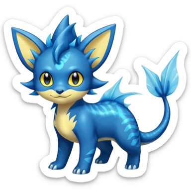 Luxray-Vaporeon-Dewott-fusion sticker