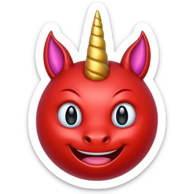 unicon devil emoji sticker